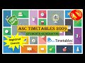 ASC TIMETABLES 2009