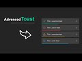 Create Advenced Toast Notification With HTML CSS & JavaScript #html #css #coding #programming #js