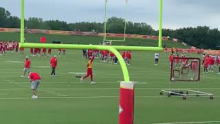 Chiefs Training Camp 2022: Patrick Mahomes Accuracy Drill (Opening Day)