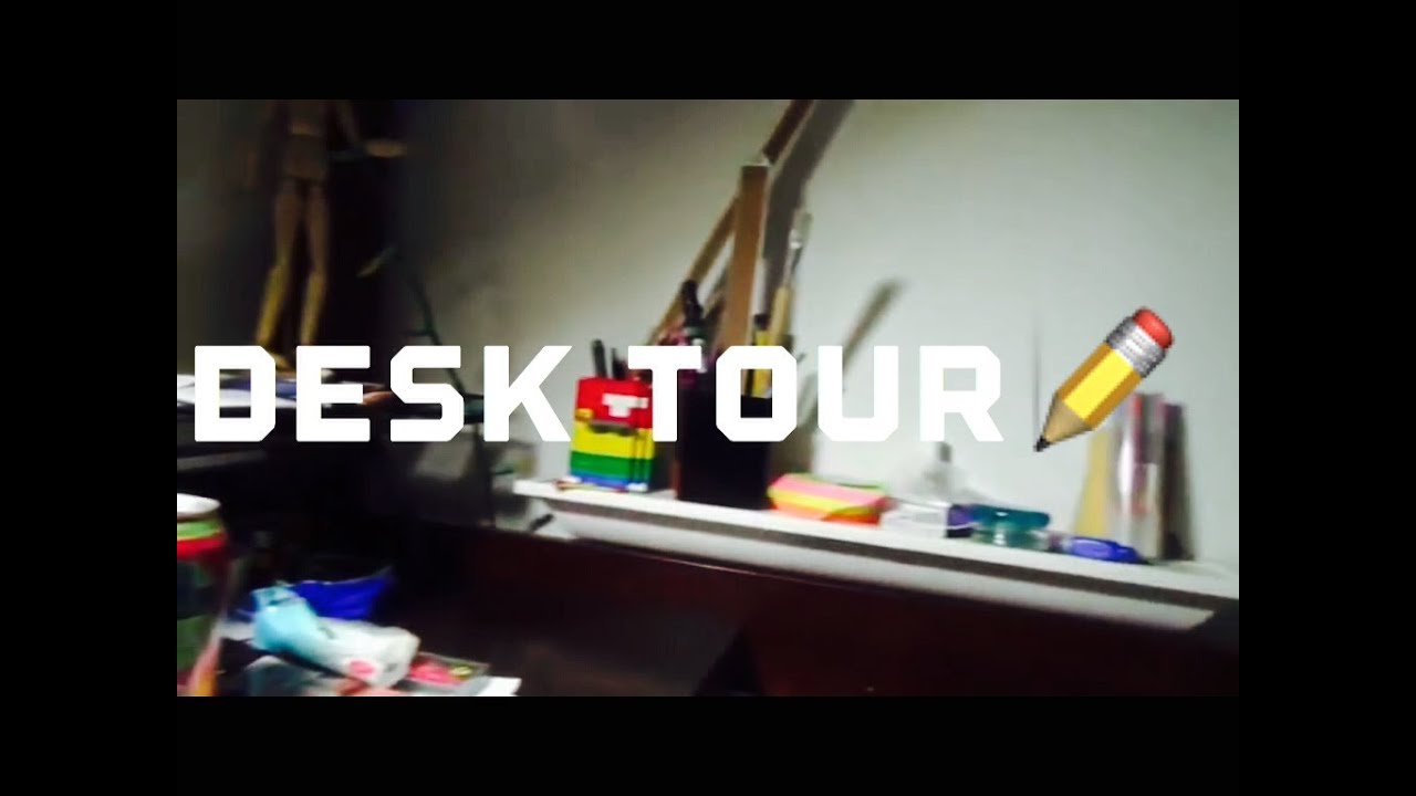 Desk Tour Youtube Desk Tour Youtube