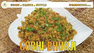 Gobhi Bhurji | Scrambled Cauliflower | Stir Fry Cauliflower Recipe By Food Taste Style