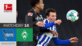 Hertha Berlin - SV Werder Bremen | 1-4 | Highlights | Matchday 18 – Bundesliga 2020/21