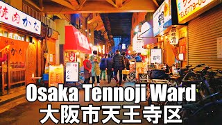 【大阪】大阪市天王寺区を散策　鶴橋～東上町～細工谷～上本町七丁目～生玉南～源聖寺坂    Walk in Tennoji Ward, Osaka City 4K