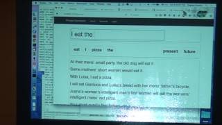 Generating random sentences in English and Italian