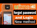 how to reset Ufone device password update 2024