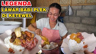 WARUNG LEGEND LEBIH DARI 50 TAHUN ‼️ LAWAR BABI PLEK GANAS PORSI JUMBO - WARUNG BU BAJRI