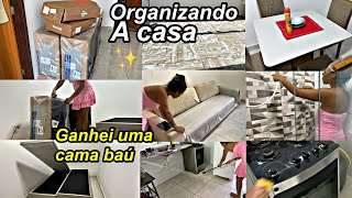 FAXINA PRÉ MUDANÇA: Ganhei uma cama baú, vendi a penteadeira, fogão e +