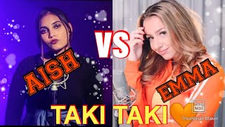 TAKI TAKI Cover by Aish vs Emma Heesters EnglishDJ Snake - Taki Taki ft. Selena Gomez