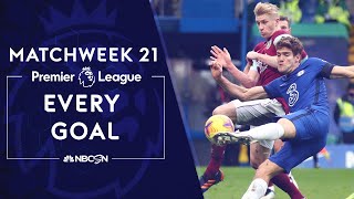 Every Premier League goal from Matchweek 21 (2020-2021) | NBC Sports