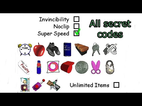 All secret codes in Baldi's Basics Classic Remastered