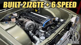 Small Turbo 2JZ + 6 Speed Manual with 660HP! Engine Run in, Filter inspection &