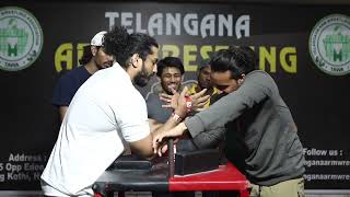 Telangana Armwrestling Table Practice Day 23 | Hyderabad | kingkoti | Strength | 10-10-2024 | India