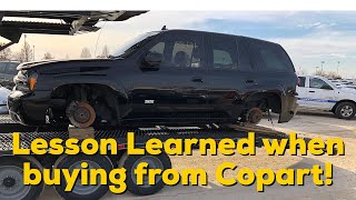 How I got dooped by Copart buying this Trailblazer SS