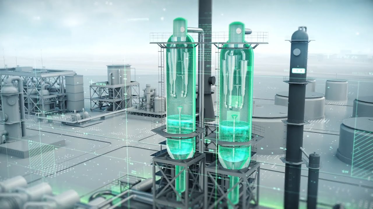 3d Animation Of A Technological Process Industrial 3d Visualization