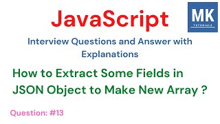 Extract Some Fields & Make New Array {1, 4, 6} 🔥| JavaScript Interview Questions - #13 | #javascript