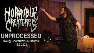 HORRIBLE CREATURES - Unprocessed live @ Kulisárna / Chomutov