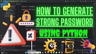 How to Generate Secure Password using Python #python