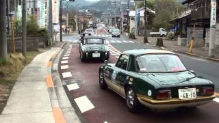 東京西多摩日の出町、堺正章さん片山右京さん率いるクラッシックカーに遭遇