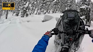 End of February Pow Day on Polaris 850 Khaos