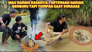 IKAN HASIL BERBURU TUMPAH SAAT MASAK DI TENGAH HUTAN