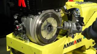 Ammann Vibratory Plate Service Video - APH 6530 e-Start Centrifugal clutch attachment