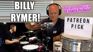 Drum Teacher Reacts | BILLY RYMER (The Dillinger Escape Plan) - 'When I Lost My Bet' (2020 Reaction)