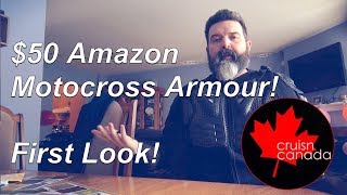 Amazon Mesh Motorcycle Body Armor Jacket Review | Fox Titan Clone