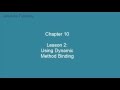 Chapter 10 (Lesson 2: Using Dynamic Method Binding)