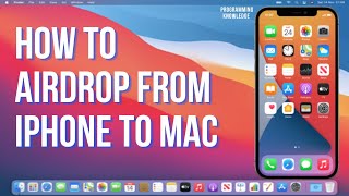 How to Airdrop from iPhone to Mac | How to AirDrop a file from your iPhone  to Mac