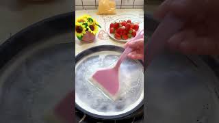 🥰 Satisfying with delicious egg pancake 🥳 #streetfood #satisfying #satisfyingvideo