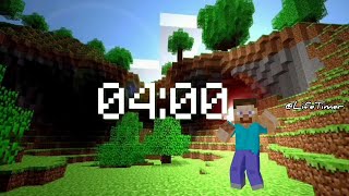 4 Minute Minecraft Dancing Countdown | Perfect for Quick Tasks!