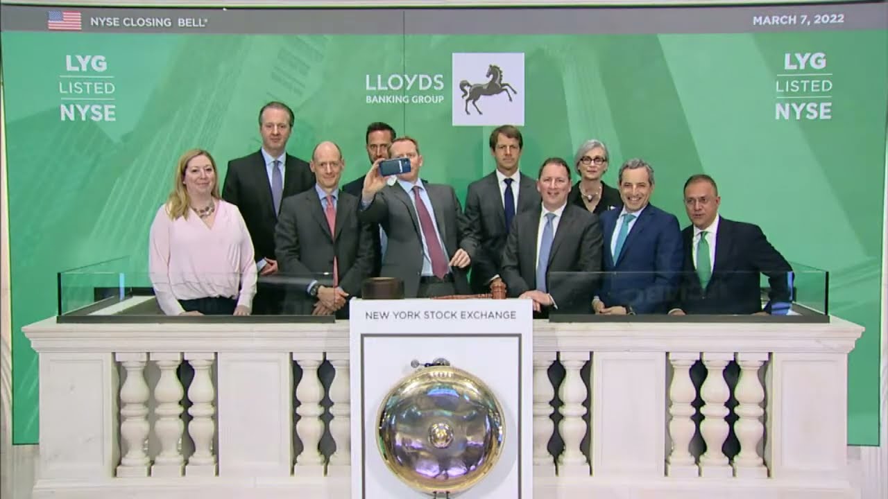 Lloyds Banking Group Plc (NYSE: LYG) Rings The Closing Bell® - YouTube