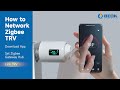 how to connect trv zigbee radiator valve with tuya smart life app