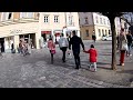 straubing stadtplatz im märz