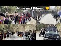 Escorting mima village during friendship 2nd meet  || Dihoma and Mima 🤝