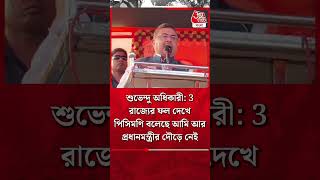 ​শুভেন্দু অধিকারী: 3 রাজ্যের ফল দেখে পিসিমণি বলেছে আমি আর প্রধানমন্ত্রীর দৌড়ে নেই | Suvendu #shorts