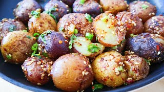 像烧烤味的孜然土豆，吃一口，怎么都停不下来，Cumin Potatoes