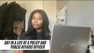 Day in a life of a Policy and Public Affairs Officer