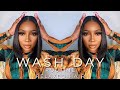 Wash Day: Relaxed Hair Routine | Tamara Renaye