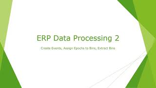 Processing ERP Data (step 2)