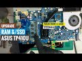 Cara Bongkar dan Upgrade RAM dan atau SSD Laptop Asus TP410U