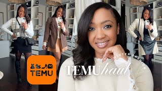 Temu Winter Try On Haul | Get The Look For Less | MeToya Monroe