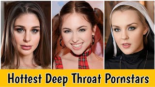 Top 10 Hottest Deep Throat Pornstars | Hottest Deep Throat Actress