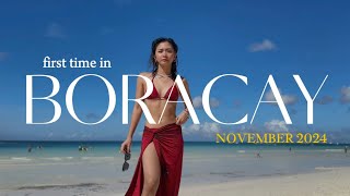 first time in boracay 🏝️🐚 (mandarin island hotel, speed boat, first bar experience) | chacha diaries