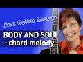 BODY AND SOUL Guitar Lesson - Chord Melody Tutorial + TAB