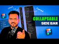 How to Create a Collapsible Side Menu in Figma | Collapsible Side Bar Prototype Tutorial