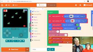 MakeCode Arcade Beginner - Galga 2 player
