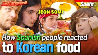 ＂I really like this＂ Spanish people's first time eating Korean food 110 min 🤤✨
