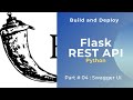 Flask REST API Python series: How to create a swager UI for flask REST API | flask_swagger_ui