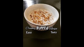 Creamy raita recipe | Fresh raita with walnut and Mayo | Family katta